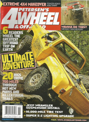 4 WHEEL & OFF-ROAD 2005 NOV - WRANGLER SUSP INSTALL, TOYOTA SOLID AXEL SWAP